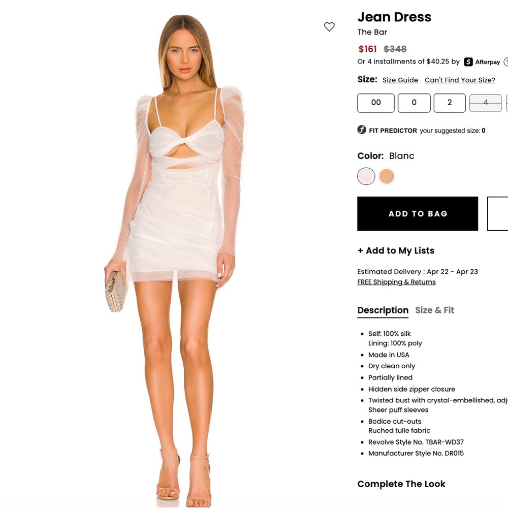 Elegant White Long Sleeve Dress